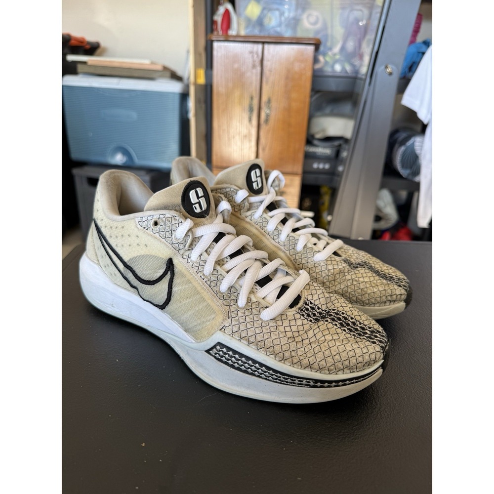 Nike Sabrina Ionescu 1 Magnetic White Black FQ3381-103 Women’s Size 11 Men’s 9.5